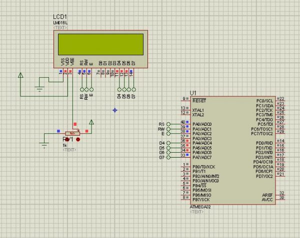 move text in character LCD with AVR