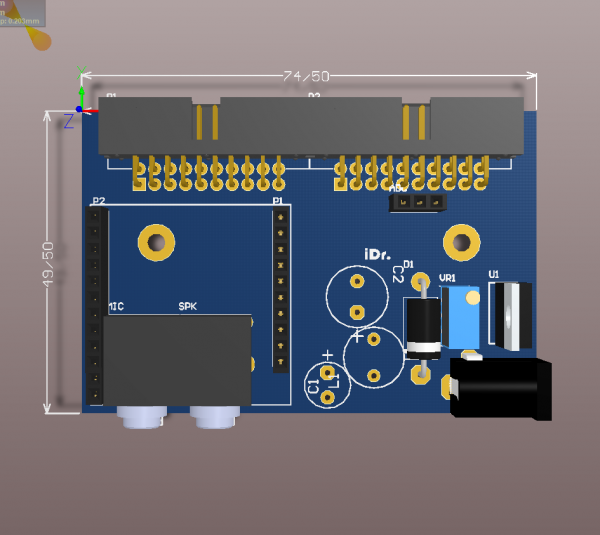 iDr.SIM800C SUPPLY BOARD