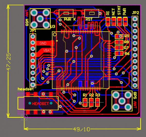 SIM808 schematic & PCB - Image 5