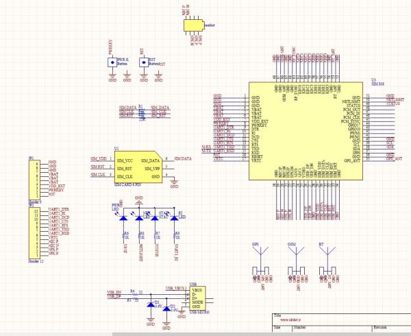 SIM808 schematic & PCB - Image 6