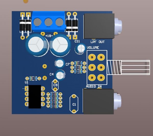 SUB WOOFER LOW PASS FILTER