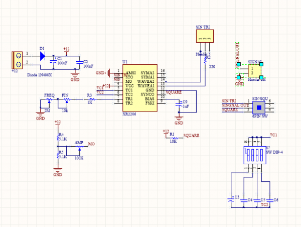 signal generator with xr2206 1Hz to 2MHz - Image 3