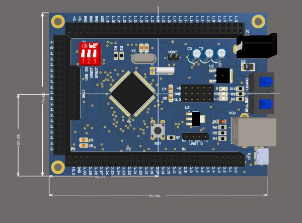 ARM LPC 1768 iDr. Board