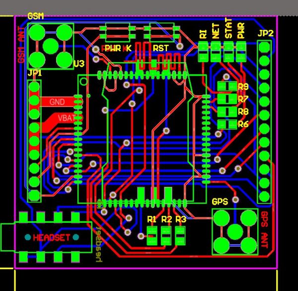 SIM808 schematic & PCB - Image 2